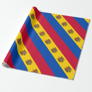 Moldawien-Flagge Geschenkpapier