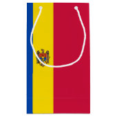 Moldawien-Flagge Kleine Geschenktüte (Rückseite)