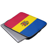 Moldawien-Flagge Laptopschutzhülle (Vorne Knopf)