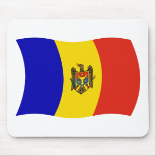 Moldawien-Flagge-Mauspad Mousepad