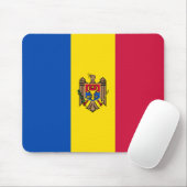 Moldawien-Flagge Mousepad (Mit Mouse)