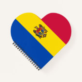 Moldawien-Flagge Notizblock (Vorderseite)