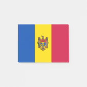 Moldawien-Flagge Post-it Klebezettel (Vorderseite)