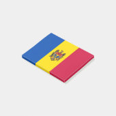 Moldawien-Flagge Post-it Klebezettel (angewinkelt)