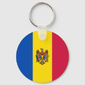 Moldawien-Flagge Schlüsselanhänger (Rückseite)