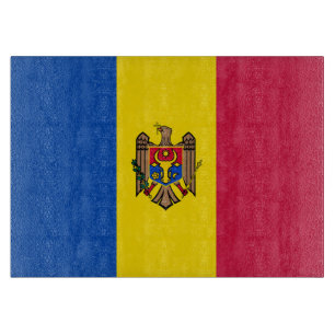 Moldawien-Flagge Schneidebrett