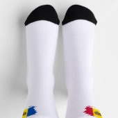 Moldawien-Flagge Socken (Oben)