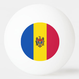 Moldawien-Flagge Tischtennisball