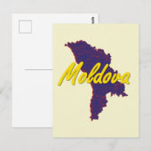 Moldawien Postkarte (Vorne/Hinten)