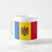Moldawienflagge Kaffeetasse (Vorderseite Links)