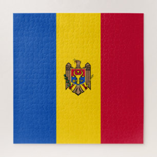 Moldawienflagge Puzzle