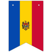 Moldawienflagge Wimpelkette (Dritte Fahne)