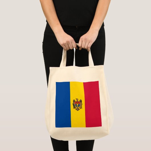 Moldawische Flagge Tragetasche (Vorderseite (Produkt))