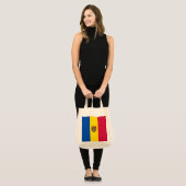 Moldawische Flagge Tragetasche (Vorderseite (Model))