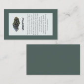 Moldawischer Kristall bedeutet Schmuckanzeige Visitenkarte (Vorne/Hinten)