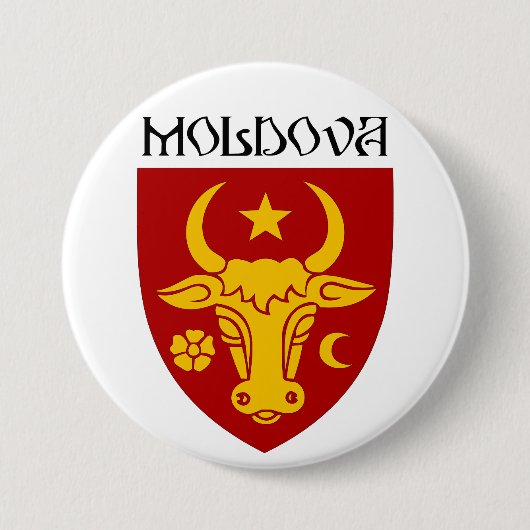Moldawisches Wappen Button (Vorderseite)