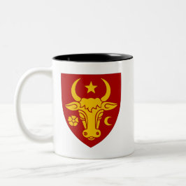 Moldawisches Wappen Zweifarbige Tasse