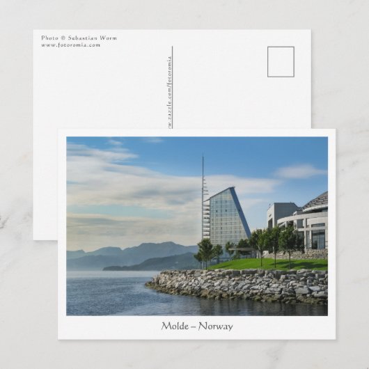 Molde Norwegen Postkarte (Vorne/Hinten)