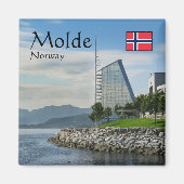 Molde Norwegen Souvenir Magnet (Vorne)
