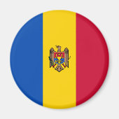 Moldova Flag Magnet (Vorne)