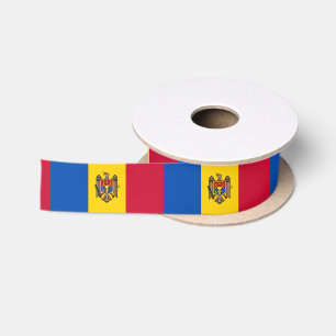 Moldovan Flaggenband Satinband