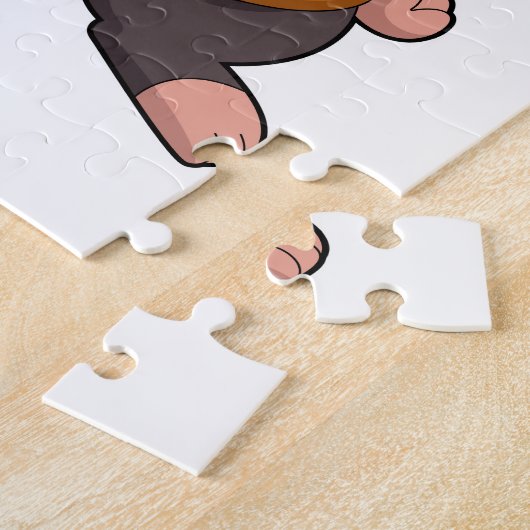 Mole als Cowboy Puzzle (Seite)