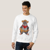 Mole als Cowboy Sweatshirt (Vorne ganz)