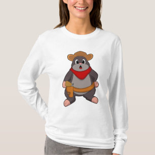 Mole als Cowboy T-Shirt