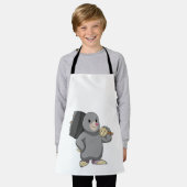 Mole als Handyman mit Hammer Schürze (Getragen)