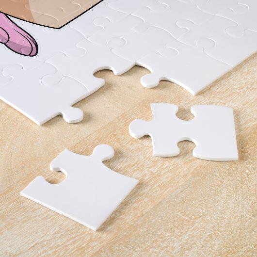 Mole als Maler mit Pinsel Puzzle (Seite)