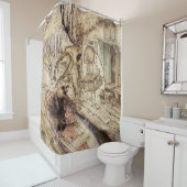 Mole and Ratty auf einem Bootsausflug von Arthur R Duschvorhang (Beispiel)