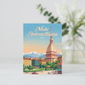 Mole Antonelliana Italien Postkarte (Stehend Vorderseite)