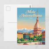 Mole Antonelliana Italien Postkarte (Vorne/Hinten)
