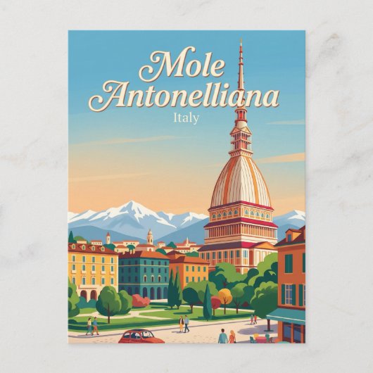 Mole Antonelliana Italien Postkarte (Vorderseite)