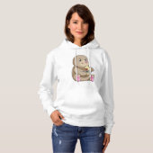 Mole as Gamer mit Joystick Hoodie (Vorne ganz)