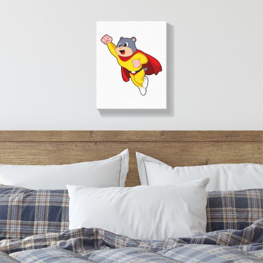 Mole as Hero Leinwanddruck (Insitu (Schlafzimmer))