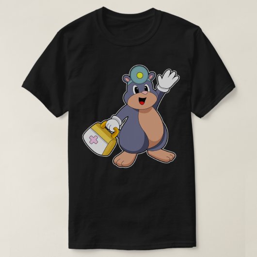 Mole as Nury mit Erste Hilfe Kit T-Shirt (Design vorne)