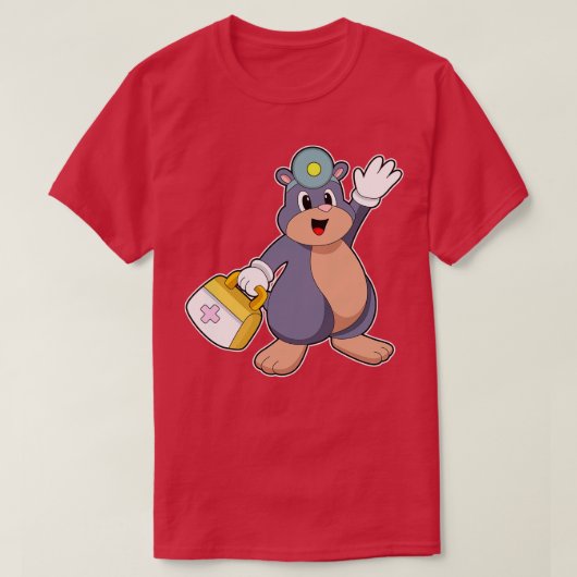 Mole as Nury mit Erste Hilfe Kit T-Shirt (Design vorne)