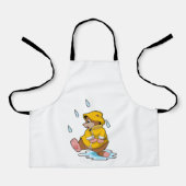 Mole at Rain with Raindrops Schürze (Vorderseite)