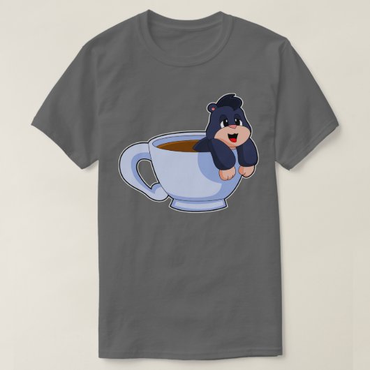 Mole Coffee Cup T-Shirt (Design vorne)