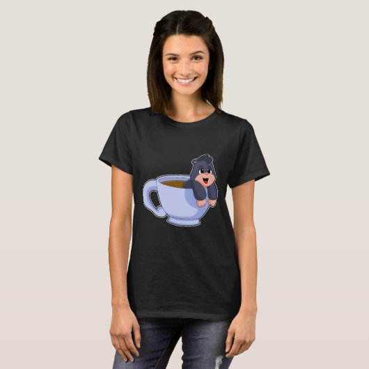 Mole Coffee Cup T-Shirt (Vorne ganz)