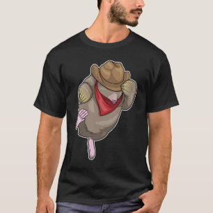 Mole Cowboy Cowboy-Hut T-Shirt