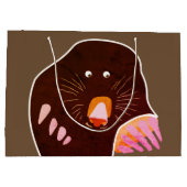 Mole Custom Gift Bag Große Geschenktüte (Rückseite)