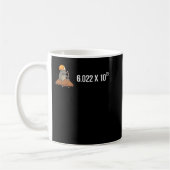 Mole Day Avogadro's Number Funny Chemistry Mole Kaffeetasse (Links)