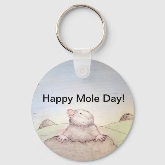 Mole Day Schlüsselanhänger (Vorderseite)