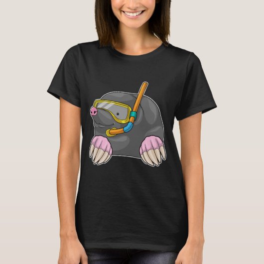 Mole Diver Snorkel T-Shirt (Vorderseite)