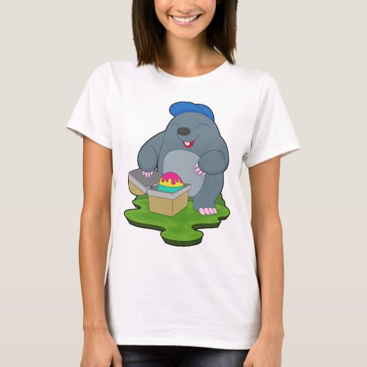 Mole Easter Easter egg T-Shirt (Vorderseite)