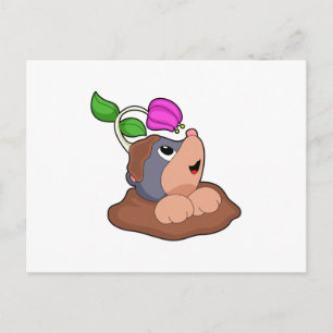 Mole-Erdblüte Postkarte