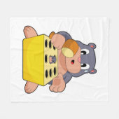 Mole Game Fleecedecke (Vorderseite (Horizontal))