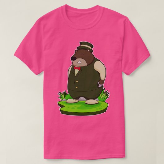 Mole Groom Jacket Wedding T-Shirt (Design vorne)